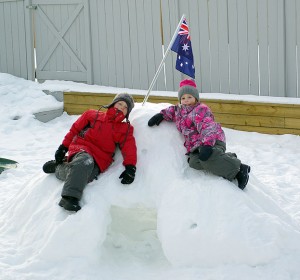 Lounging on the roof top of the new YWAM Australia Ministry Centre in Canada