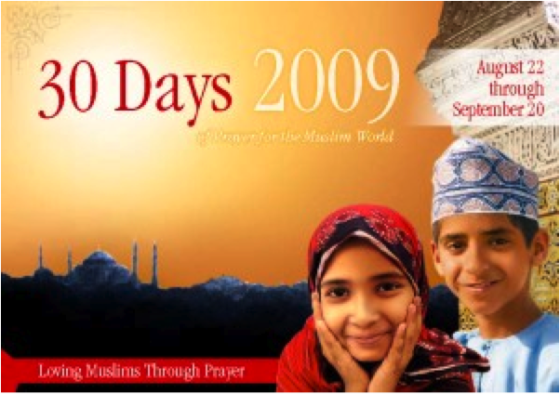 Capa original do guia de oração de 2009: 30 Dias tem crescido há 22 anos!